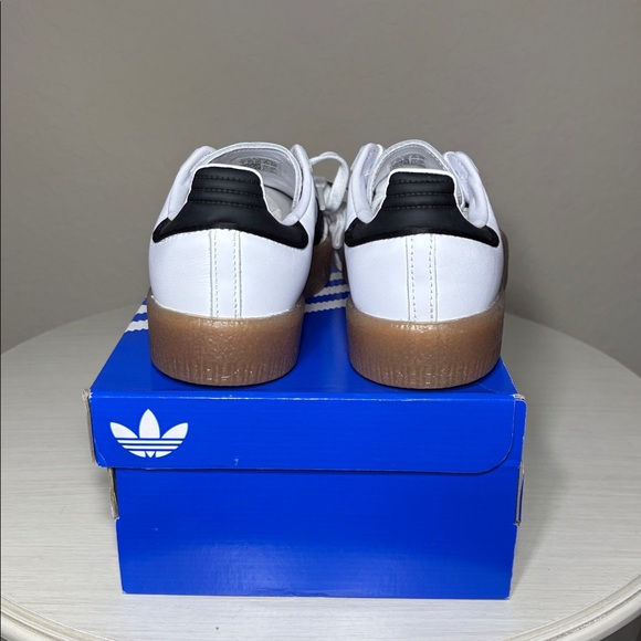 Adidas Sambae White and Black with elevated platform sole.,NWBox Size 7 - Picture 7 of 9